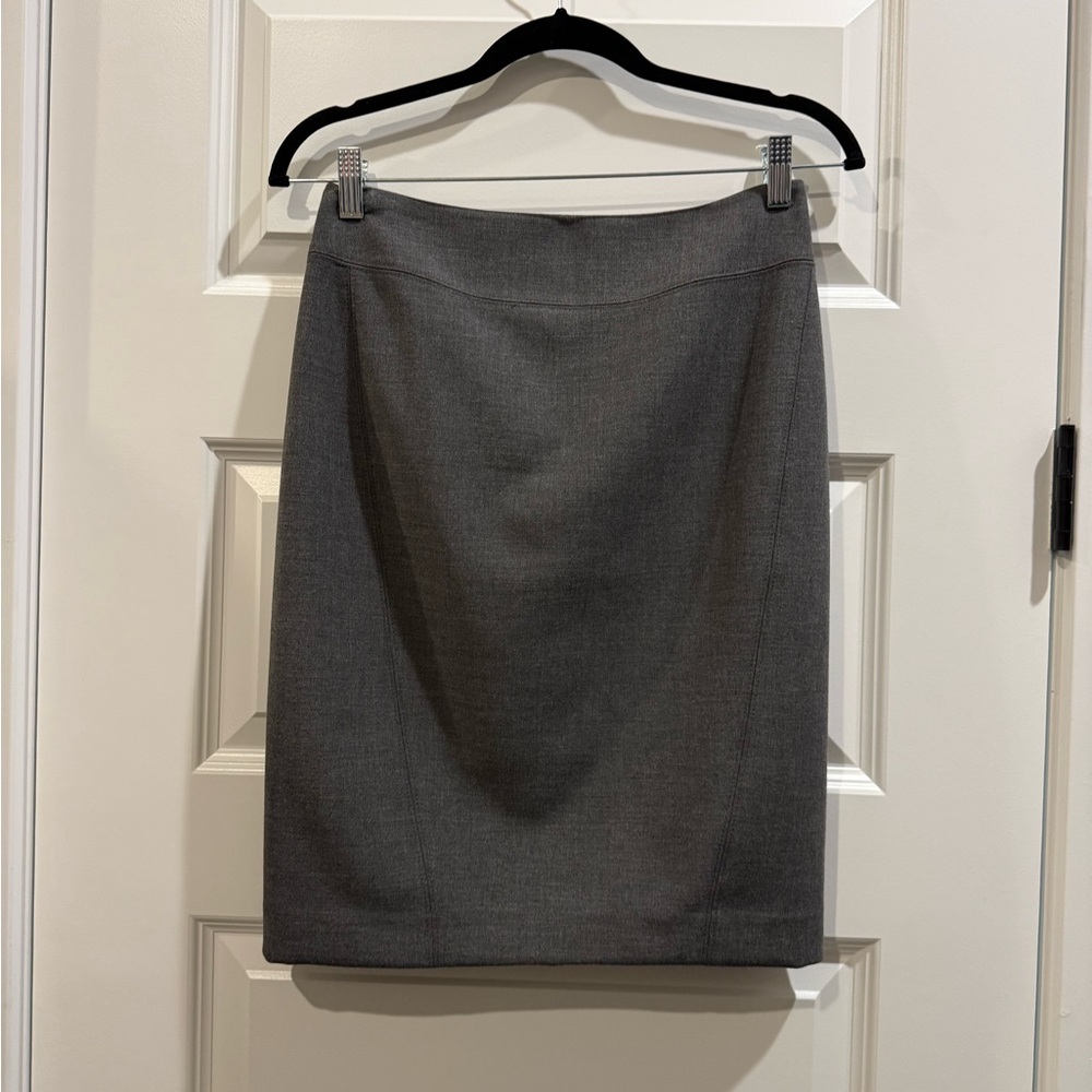 LOFT Charcoal Pencil Skirt